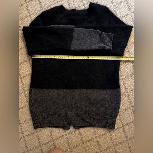 Closed Black nad Gray long sleeved mid length cardigan S - Picture 8 of 13